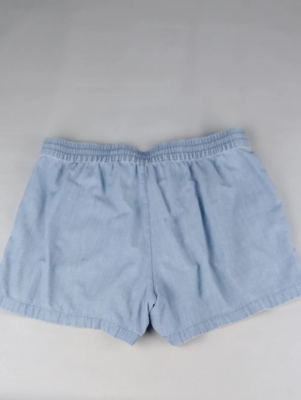 J. Crew Pale Blue High-Waist Drawstring Shorts